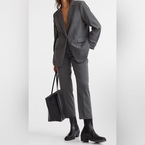 H&M Slacks in Dark Gray Melange, US 12